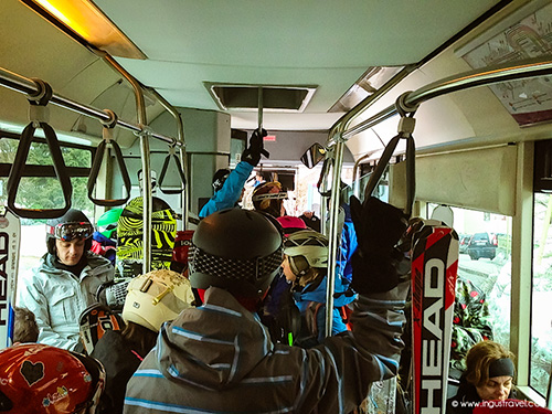 Как перевозить зимний спортивный инвентарь: сноуборды, лыжи и лыжные палки, санки, снегокаты и тюбинги в автобусах Московской области?